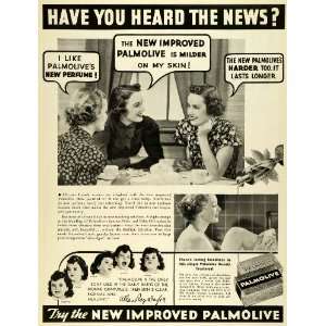  1938 Ad Colgate Palmolive Toilet Olive Soap Woman 