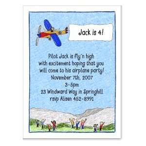  Airplane Party Invitation