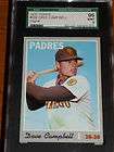 1970 Topps Dave Campbell High #639 Padres SGC 96 MINT