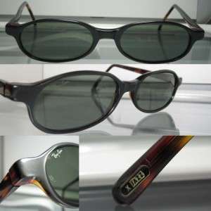 Vintage Ray Ban X JAZZ Bausch & Lomb Tortoise Grey Green Small RARE 