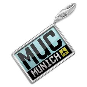 FotoCharms Airport code MUC / Munich country Germany   Charm with 
