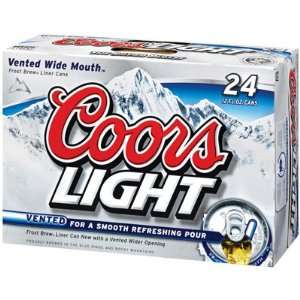  Coors Light 24pk Cans Grocery & Gourmet Food