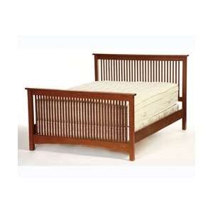  Arts and Crafts Prairie Queen Bed w/High Footboard 