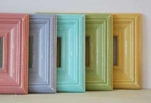 6x6 Distressed Wood Picture Frame / Whistler Style / Brights  
