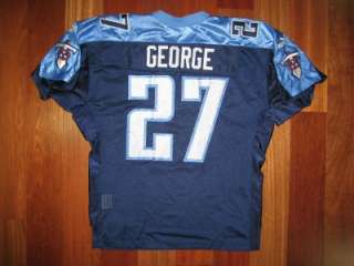 2000 Authentic Titans Eddie George jersey 52 PUMA PRO Line  