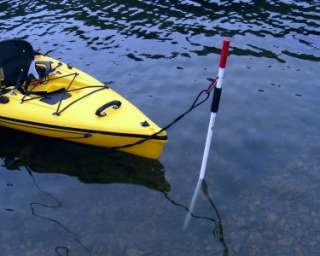   Kayak & Canoe Pole Anchor with Leash for shallow water anchor  