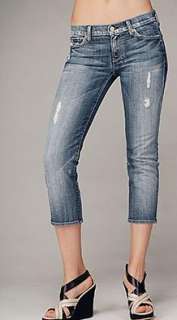 for All Mankind Crop Straight Jeans Vintage Nakita 25  
