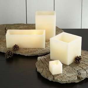 west elm Candle Lantern Cube, Small, Ivory