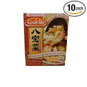 Ajinomoto Cookdo Vegetable & Seafood, 3.8 Ounce Units (Pack of 10 