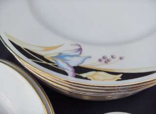 47 Pc Set Seizan Fine China of Japan,Iris,#7450  