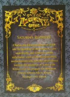 ALCHEMY GOTHIC SATAN SATURNS REPRIEVE W/ANGEL STATUE  
