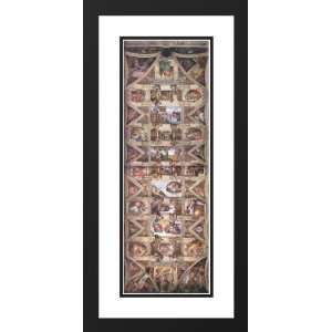  Michelangelo 20x40 Framed and Double Matted Ceiling of the 