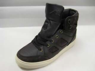 New In Box Mens Rocawear Dark Brown High Top Sneakers ROC OUT 1102 