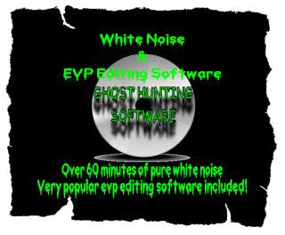 Ghost Hunting Paranormal Software White Noise EVP CD PX  