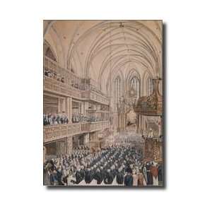   Councillors In The Church Of St Nicholas 1808 Giclee Print Home