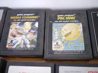 11 Vtg 80s Atari 2600 Video Games Mario Pac Man Combat  