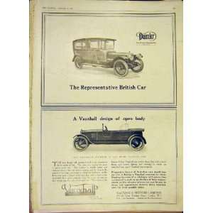  Vauxhall Daimler Motor Car Advert Kington Print 1919