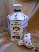 St Andrews Golfing Whisky Decanter Brand New Boxed  