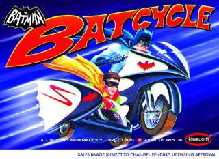 kit recreates Batmans high tech motorcycle, complete with Robins go 
