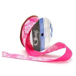  Offray Maddi Floral Craft Ribbon, 1 1/2 Inch Wide by 25 