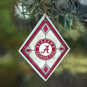  Alabama Crimson Tide Art Glass Ornament