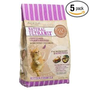 Castor & Pollux Ultramix Feline Fomula Dry, Kitten, 3 Pound Bags (Pack 