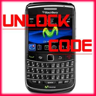 Unlock Code For Movistar Venezuela Blackberry 8520 8900  