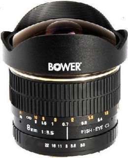 Bower 8mm f/3.5 Ultra Wide Angle Fisheye Lens
