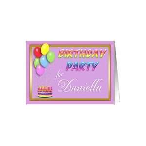  Daniella Birthday Party Invitation Card Toys & Games