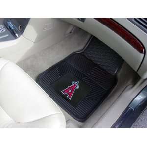   Front and Rear All Weather Floor Mats   Los Angeles Angels Automotive
