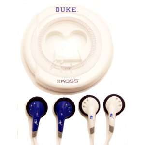   Stereo Earphones with Team Logo Case (Duke University) Electronics