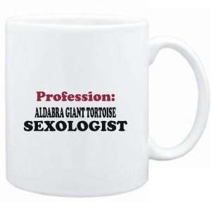 Mug White  Profession Aldabra Giant Tortoise Sexologist 