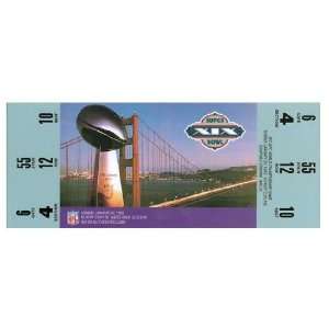  Super Bowl XIX Sprint Phone Card Replica Ticket 