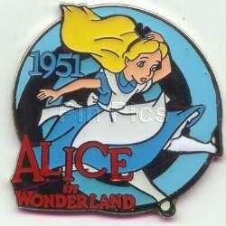 ALICE IN WONDERLAND COUNTDOWN MILLENNIUM #75 Disney Pin  