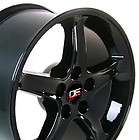 Single 17 x 10.5 Black Cobra R Wheel Fits Mustang®