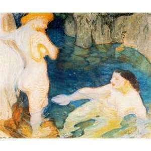 FRAMED oil paintings   Frantisek Kupka   24 x 20 inches   Tho bathers