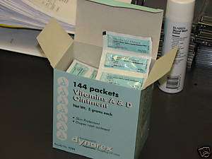 VITAMINS A & D OINTMENT 144 PACKETS  5 GRAMS FOR EACH  