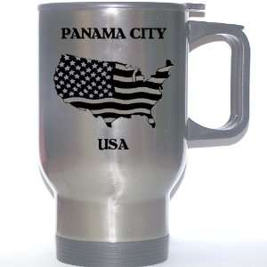  US Flag   Panama City, Florida (FL) Stainless Steel Mug 