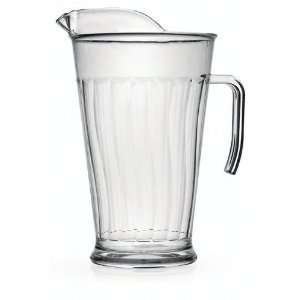   3402 CL Platter Pleasers 60 oz Clear Heavy Duty Pitchers 12 Pieces