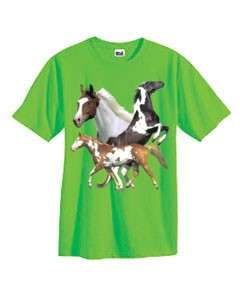 Paint Horse Collage Cowgirl T Shirt S  6x  Choose Color  