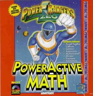 Power Rangers Zeo PowerActive Math takes children four to 12 through 