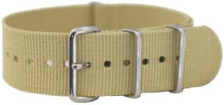 22MM NATO Style MILITARY WATCH BAND SOLID Strap G 10 FITS SEIKO 