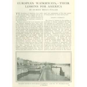  1911 European Waterways As Lesson For America Everything 