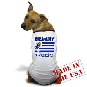  Uruguayan soccer Uruguay Dog T Shirt by  Pet 