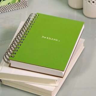 100% Recycled Jumbo Green Rethink Spiral Journal by Mirage Paper Co 