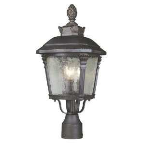Seville Collection Pole Mount Three Light Fixture In Bronze Finish   3 
