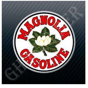  Magnolia Gasoline Gas Fuel Pump Station Vintage Sign 