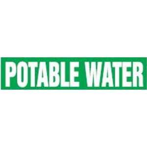  POTABLE WATER   Cling Tite Pipe Markers   outside diameter 