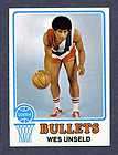 1973 74 Topps #176 Wes Unseld   Bullets Nm/Mt