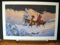   Ren Horses Western Native American Art Limited Edition Print  